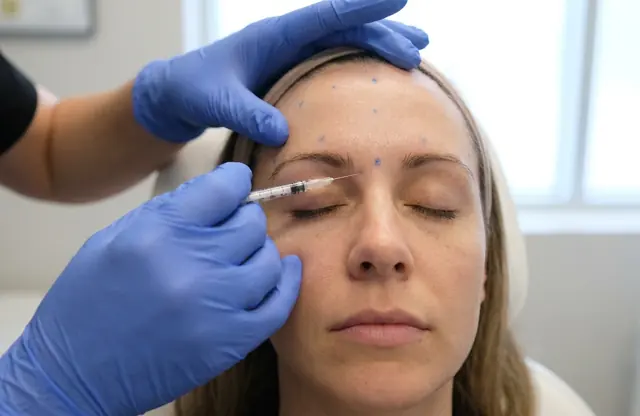 Tox forehead injection at Glow Beauty Lab Tox forehead injection at Glow Beauty Lab